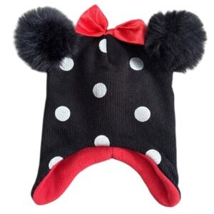 Disney Polka Dot Kids Minnie Mouse Beanie